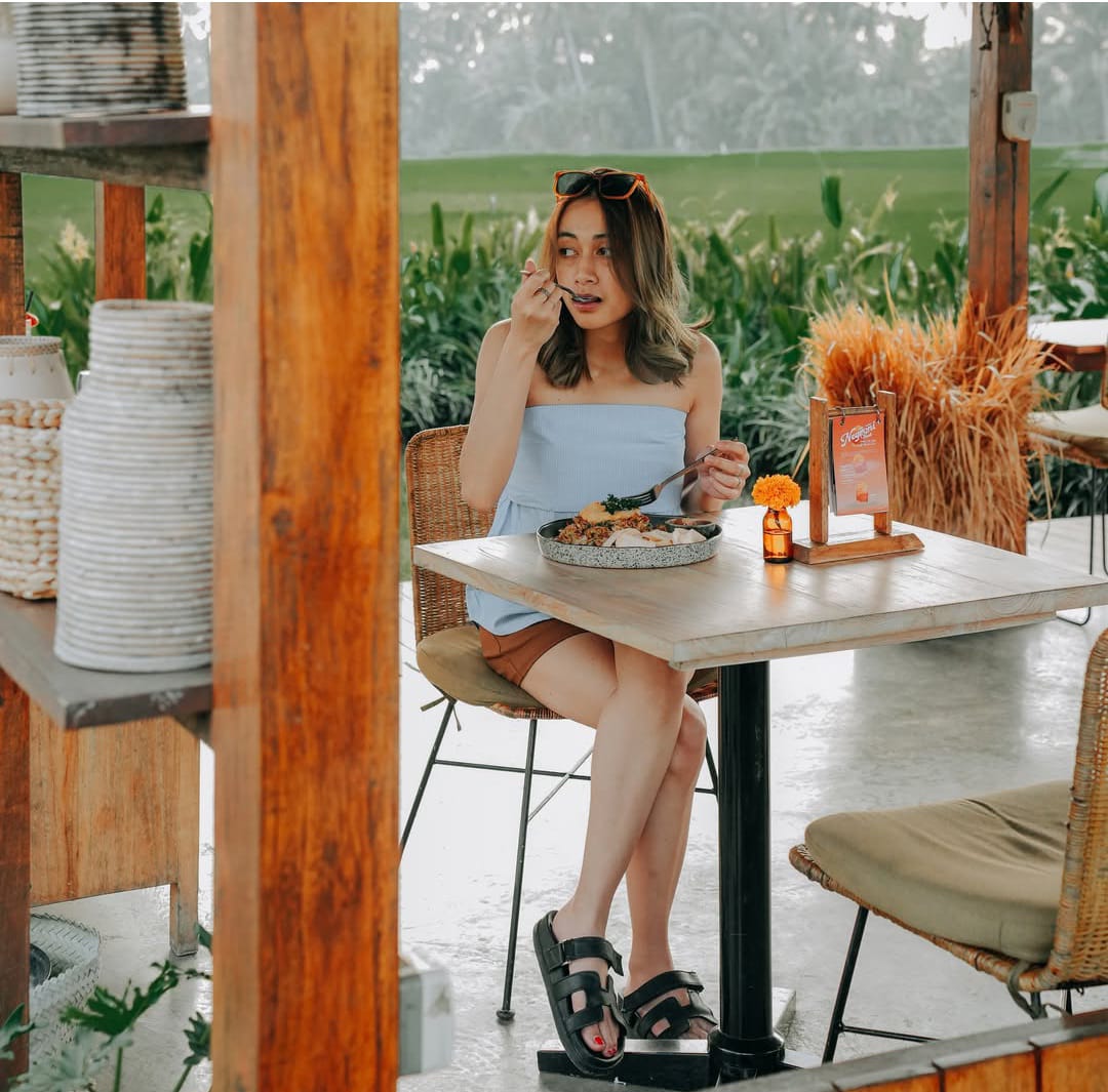 Huma Cafe Bali tempat ngopi dengan view Sawah yang memesona di Tegalalang, Gianyar