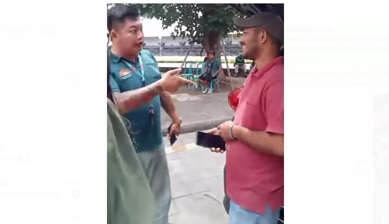 Beredar video seorang WNA menjadi sopir penjemputan tamu di Pelabuhan Sanur