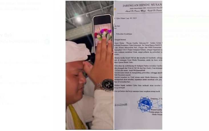 Yayasan Jaringan Hindu Nusantara (YJHN) melapork ke Polda Bali