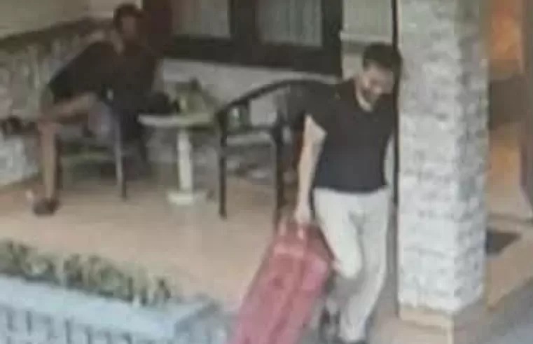 Rekaman CCTV pelaku usai eksekusi mutilasi Uswatun Khasanah di kamar 301 hotel di Kediri, sebelum jasad bagian tubuh ditemukan pertama kali di Ngawi, tampak pria lain yang diduga membantu pelaku.