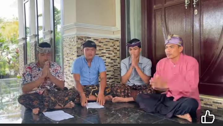Ketua PHDI Sungai Loban dampingi pemuda yang viral beri klarifikasi