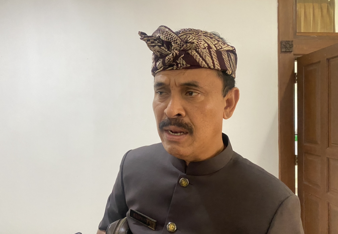 Anggota DPRD Badung, I Made Sumerta yang sukses berternak sapi Bali.