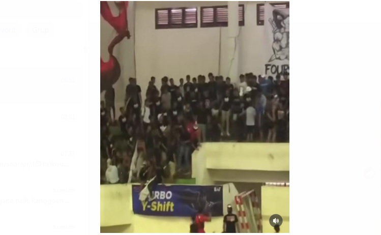 Memanas; pertandingan futsal di Buleleng berakhir ricuh