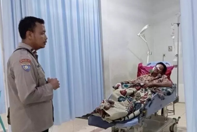 DIRAWAT: Pelaku pemenggal kepala ayah kandungnya sendiri masih dirawat di rumah sakit. Kondisinya semakin membaik, meski mengaku sering dipantau hacker.