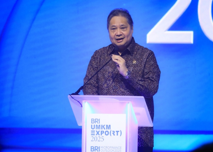 BRI UMKM EXPO(RT) & Microfinance Outlook 2025: Menko Airlangga Apresiasi Upaya BRI Berdayakan UMKM Indonesia