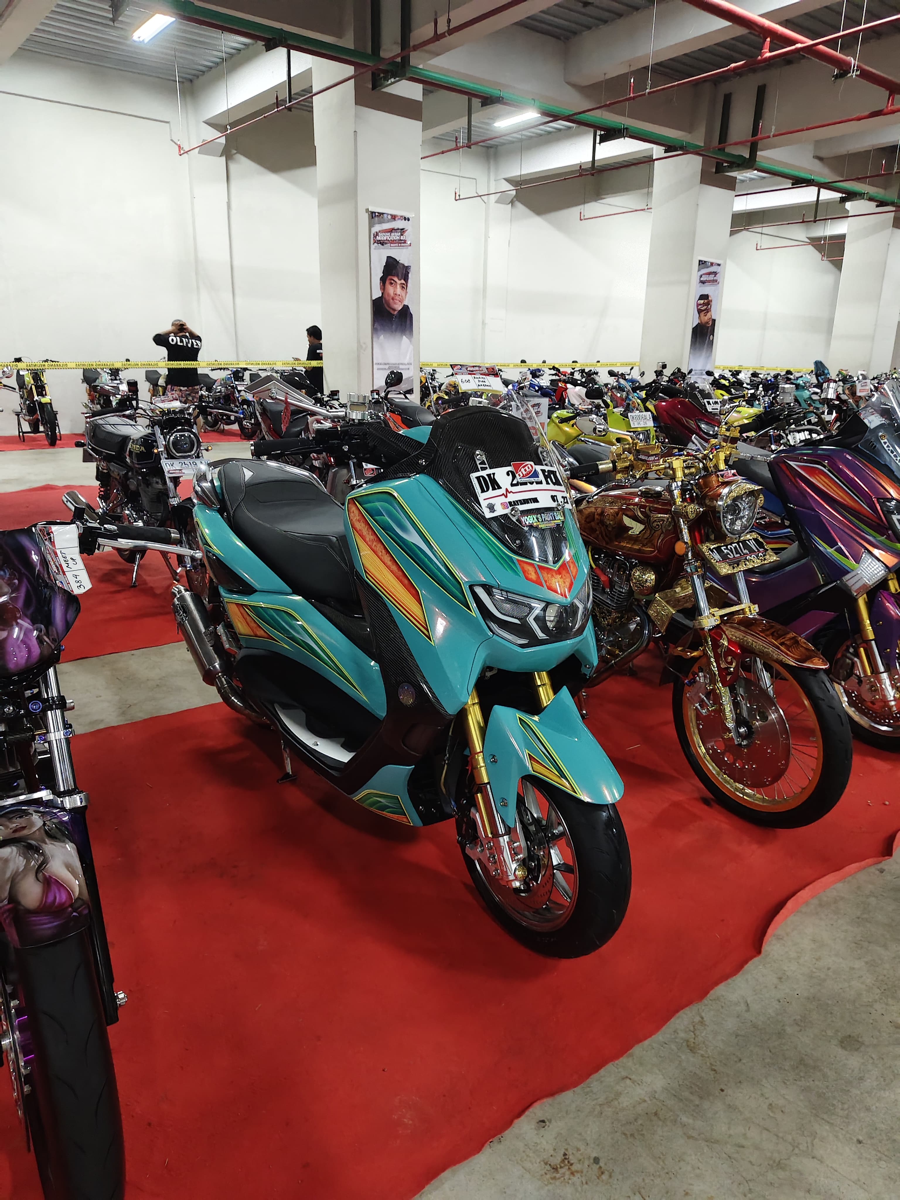 Kontes modifikasi motor yang sempat dilaksanakam di Bali.