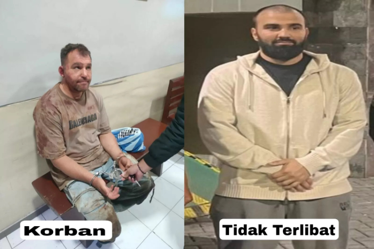 TAK TERBUKTI: Kolase korban dan dugaan pelaku perampiokan yang disebut Polda Bali tak terlibat
