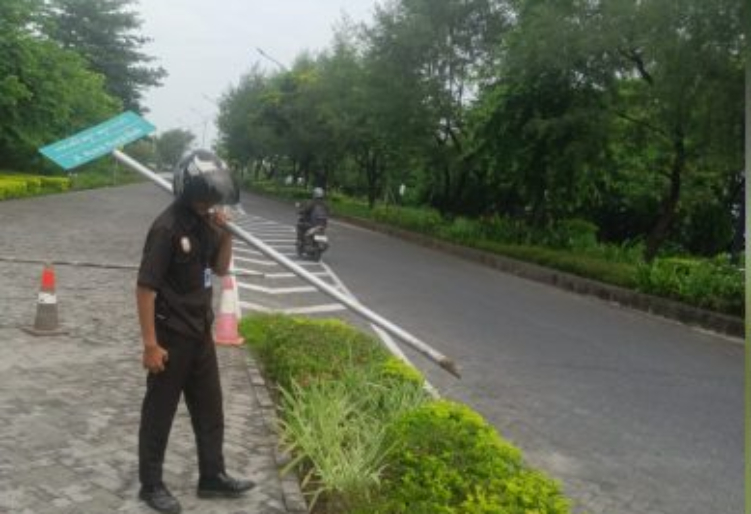 PT BTID Cabut plang nama Jalan Kura Kura Bali