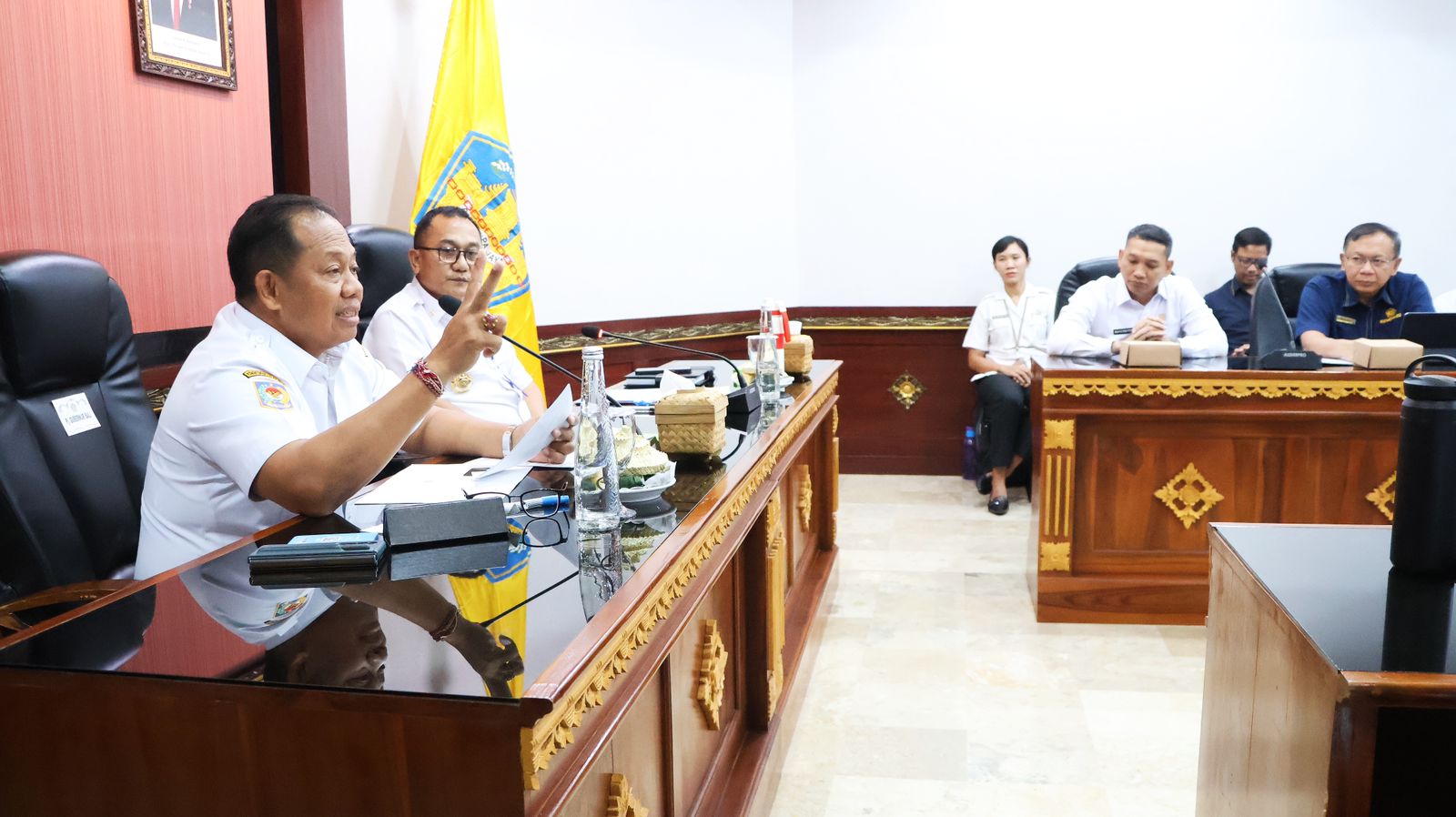 OVERKAPASITAS: Forum Koordinasi Pencegahan Pemberantasan Penyalahgunaan dan Peredaran Gelap Narkoba (P4GN) Wilayah Bali di Ruang Rapat Wiswa Sabha Madya, Kantor Gubernur Bali, Denpasar, Rabu (5/2)