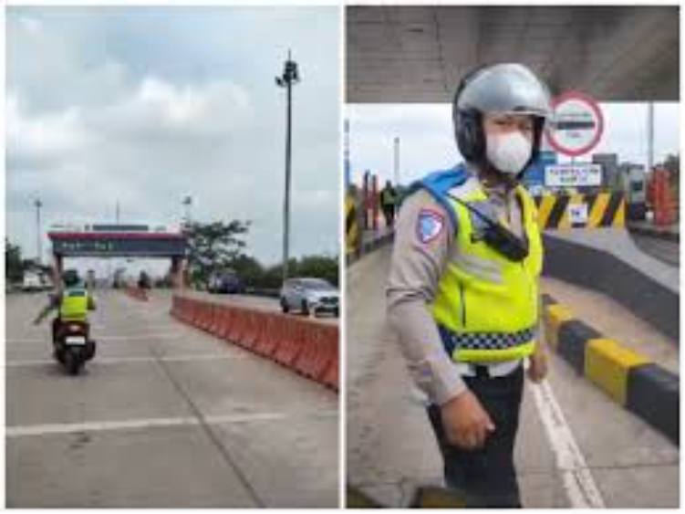 Seorang sopir truk dikejar oleh oknum polisi