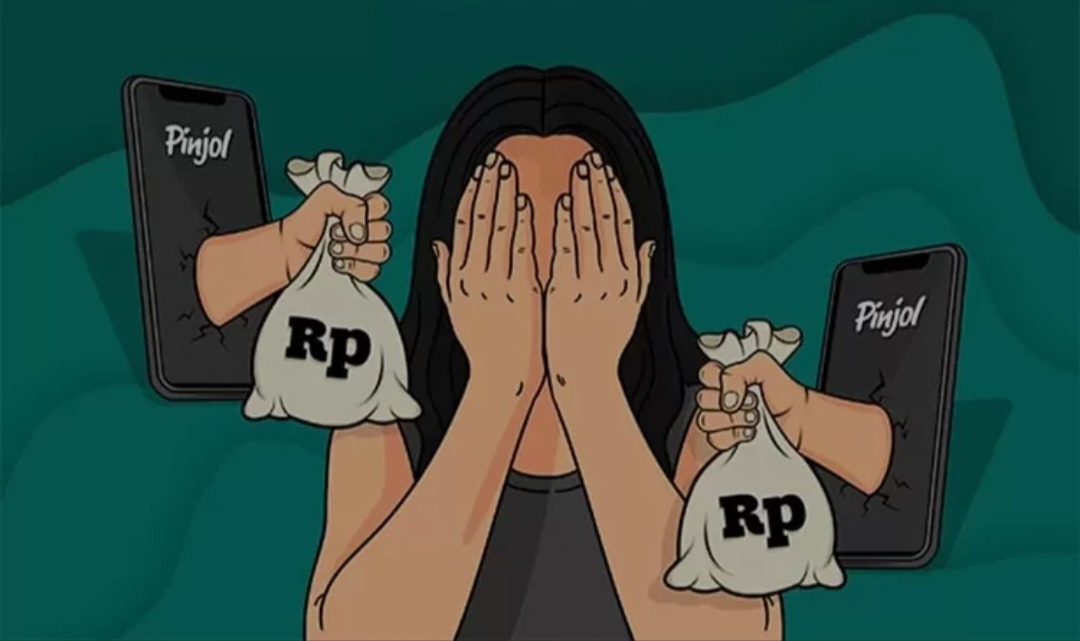 PINJOL: (Ilustrasi) Warga satu kampung jadi korban pinjol, tetapi polisi masih mengumpulkan alat bukti untuk mejerat pelaku.