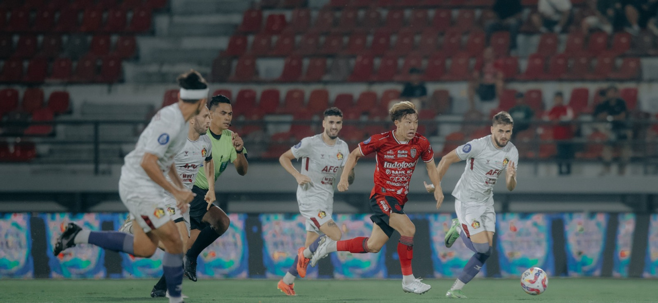Performa gelandang Bali United Mitsuru Maruoka mengalami penurunan.