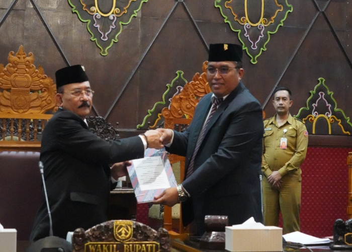 PARIPURNA: DPRD Karangasem menggelar rapat paripurna istimewa dengan agenda Penyampaian Catatan dan Rekomendasi terhadap Laporan Keterangan Pertanggungjawaban (LKPJ).