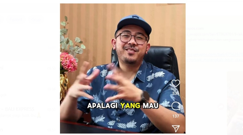 Ketua Komisi II DPRD Agung Bagus Pratiksa Linggih