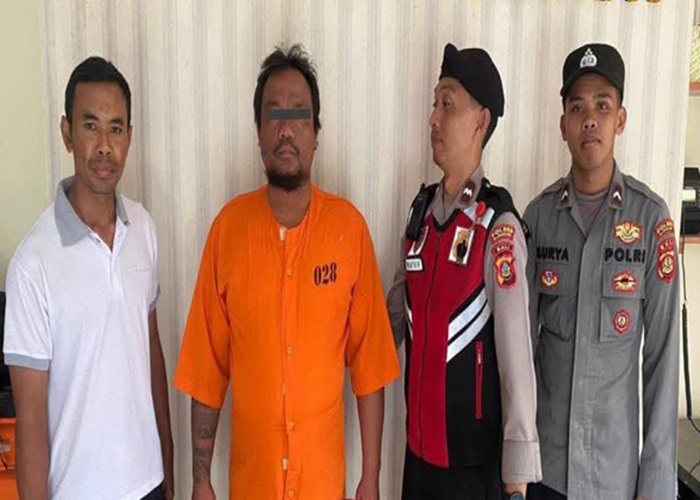 DIBEKUK : Pelaku pencurian warung akhirnya berhasil dibekuk.