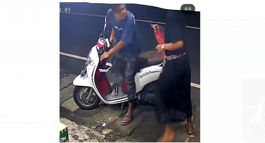 Beredar rekaman kejadian penusukan di Jalan Nangka Utara