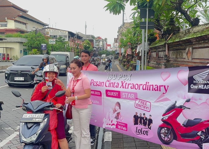 KASIH SAYANG : Astra Motor Bali bagaikan 16 ribu coklat Anti Baper di 160 titik di Seluruh wilayah jaringan Astra Motor yang ada di Bali.