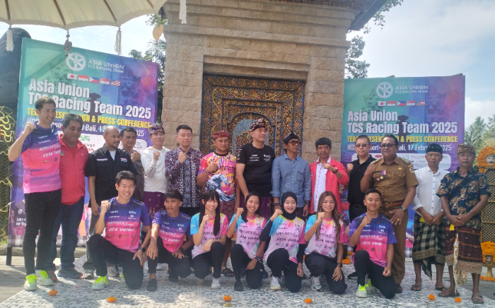 Team Asian Union TCS Racing 2025, maka para atlet dari 5 negara di Asia, yakni Singapura, Jepang, Filipina, Malaysia dan Indonesia melakukan latihan di Bali.