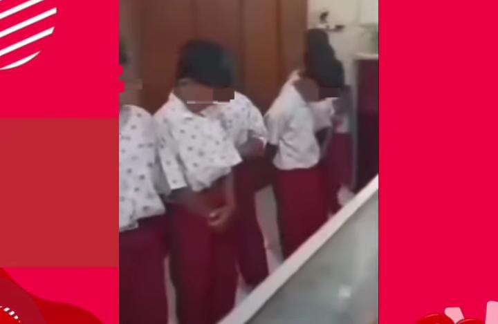 Sejumlah anak SD terciduk diduga sedang meracik miras oplosan