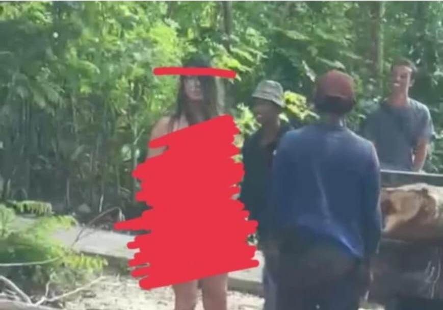 Potongan video viral yang disebut di lokasi air terjun di Gianyar, tapi faktanya berkata lain.