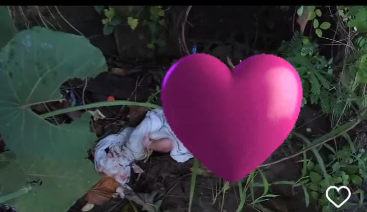 Penemuan sosok bayi malang menggegerkan warga sekitar