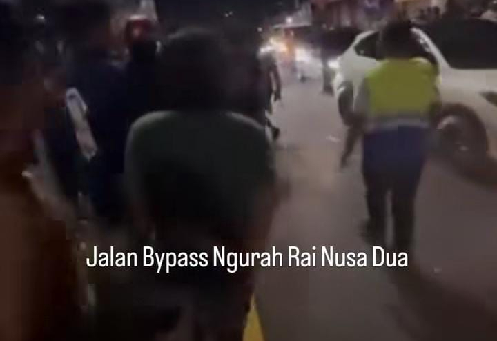 Dua Kecelakaan Terjadi Di Waktu Yang Bersamaan di Kuta Selatan