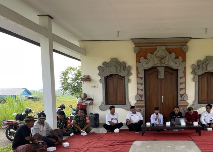 HARGA : Dinas Pertanian Klungkung menggelar sosialisasi terkait harga gabah.