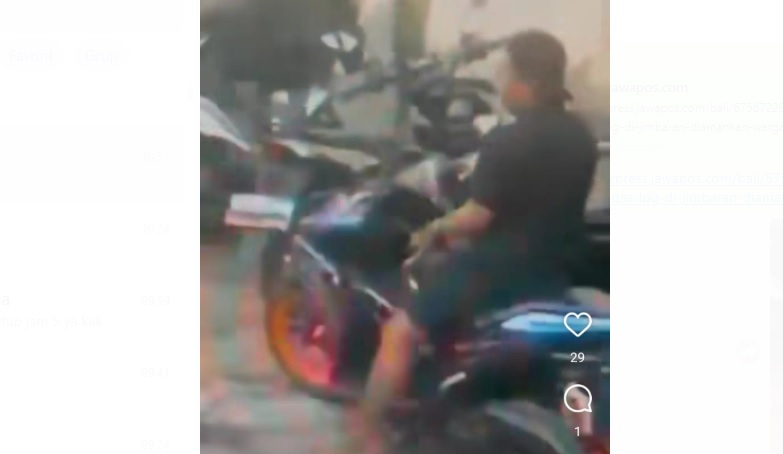 Terekam CCTV aksi pencurian helm di Dalung