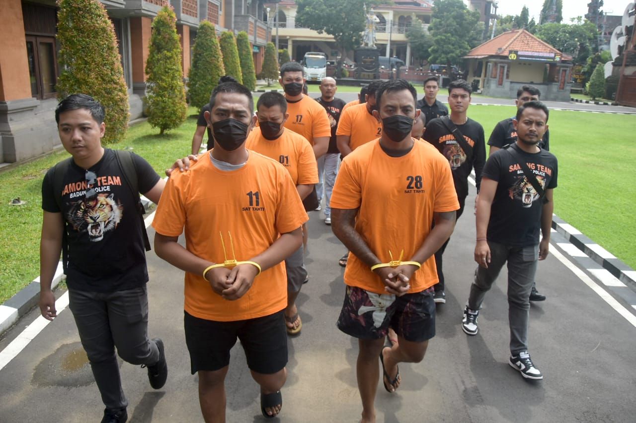 Sekuriti Finns Beach Club yang menjadi tersangka dalam kasus keributan bersama bule