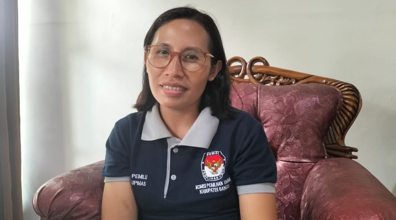 Komisioner KPU Bangli Ni Putu Anom Januwintari.