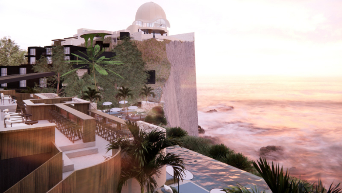 O&rsquo;laya Magnifique Uluwatu, resort wedding mewah pemandangan sunset eksotis menghadap Samudra Hindia