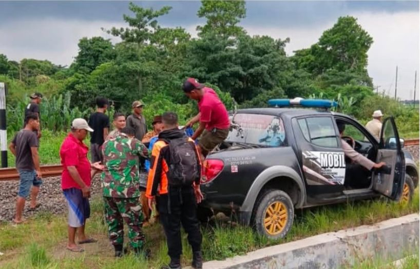 Kecelakaan Tragis Membuat Pengendara Sepeda Montor Tewas Usai Ditabrak Kereta Api
