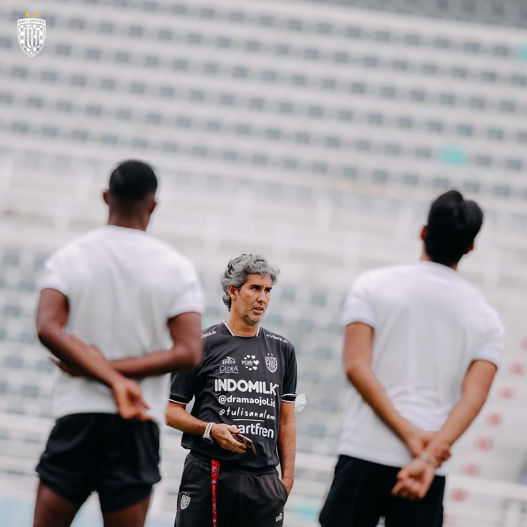 TECO: Pelatih Bali United Stefano Cugurra sudah bisa mendampingi tim.