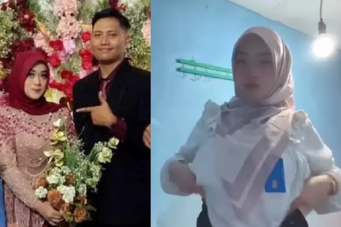 RESMI - Salsabila dan Luqman Hakim setelah menikah pada Jumat 28 Februari 2025. (Radar Semarang)