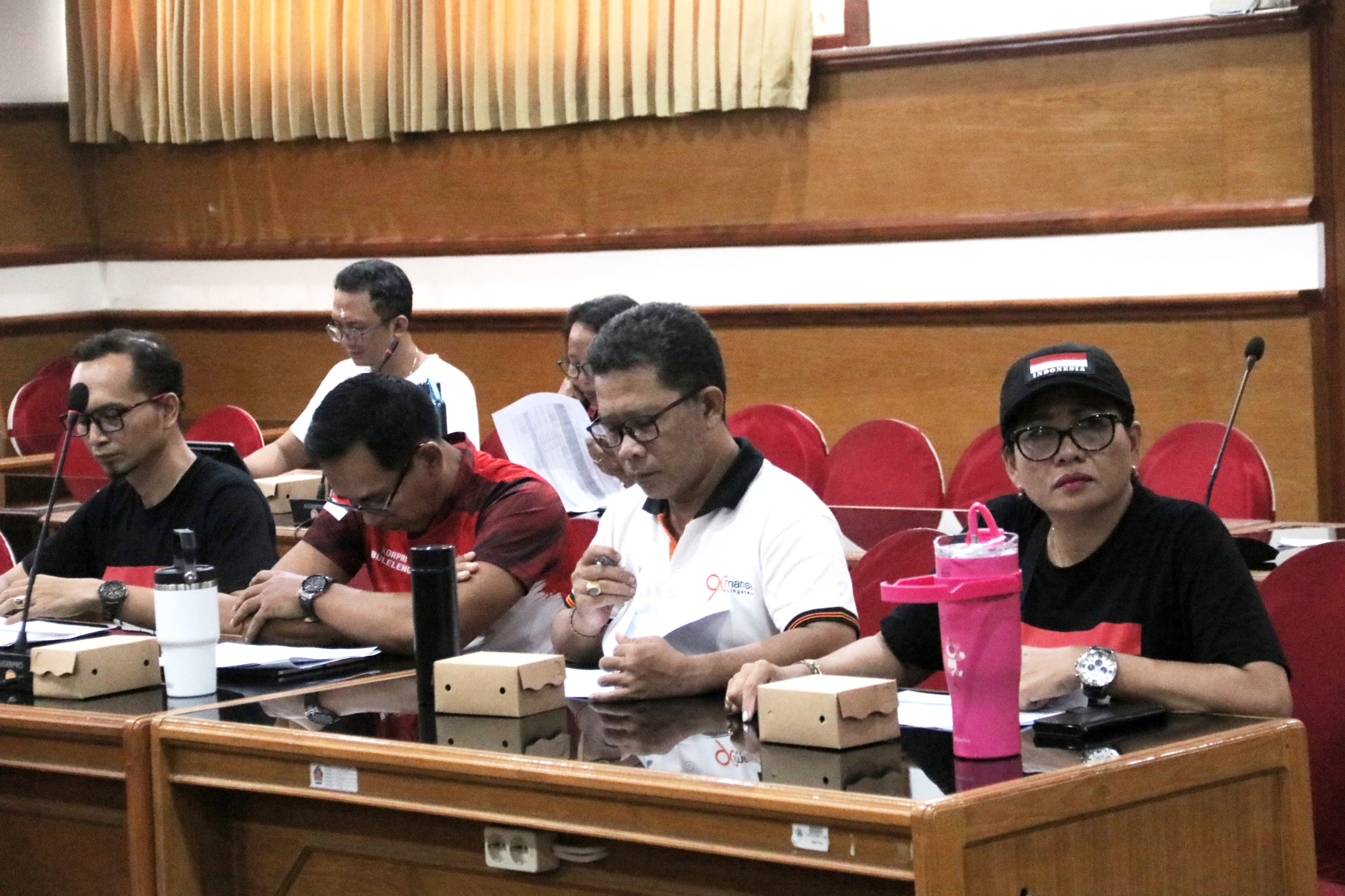 Rapat koordinasi analisa program 100 hari kerja Bupati dan Wakil Bupati Buleleng.