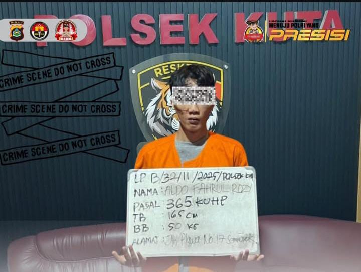 Aldo Fahrul Rozy Muhammad Wahid (25) ditangkap usai rampas Iphone milik cewek Michat