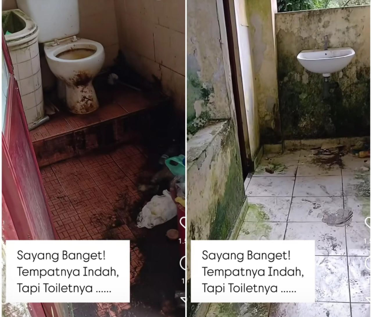 Beredar kondisi jorok toilet di Kawasan pariwisata Batur, Kintamani