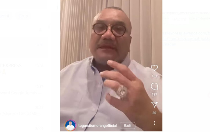 Dr Togar Situmorang tanggapi perseteruan dengan Niluh Djelantik