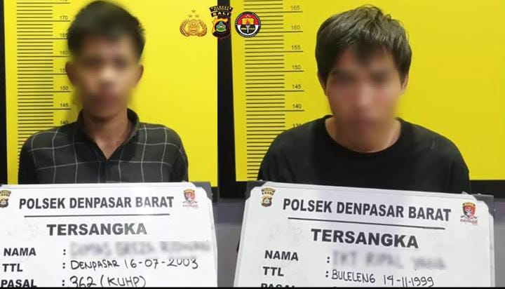 Dua residivis diamankan Polsek Denpasar Barat