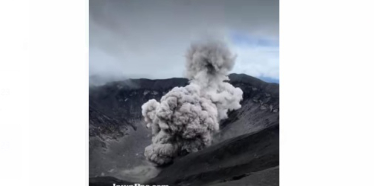 Gunung Dukono Erupsi, Warga Dihimbau Waspada