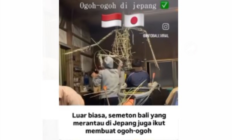 Para Pemuda Bali yang Merantau Ke Jepang, Lestarikan Budaya Lewat Ogoh-Ogoh