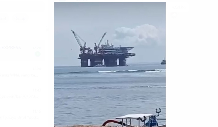 Beredar video kapal Offshore singgah di Perairan Tanjung Benoa