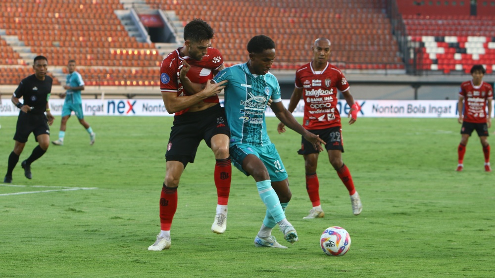 Putaran pertama Bali United vs PSBS Biak.