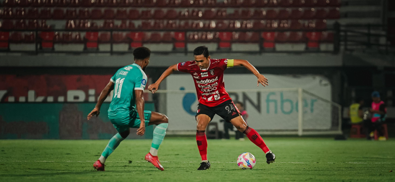 Bali United takluk 0-2 atas PSBS Biak di Stadion Kapten I Wayan Dipta, Gianyar, Selasa (11/3/2025) malam.