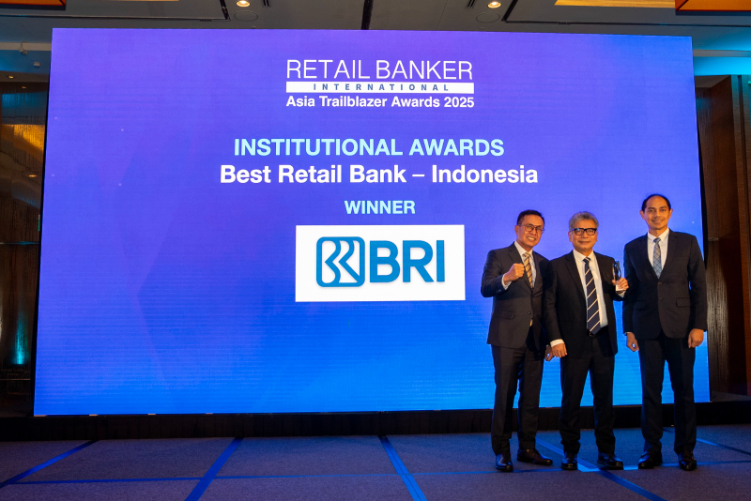 BRI Raih 5 Penghargaan di Retail Banker International Asia Trailblazer Awards
