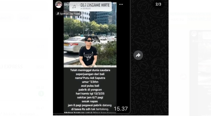 Beredar kabar Pekerja Migran asal Bali meninggal di Korea Selatan