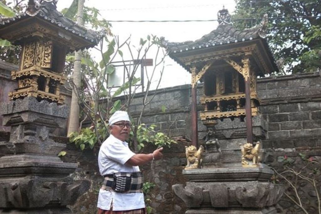Salah satu sanggah kemulan Soroh Pulosari