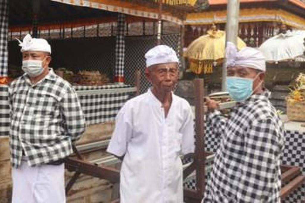 Pura Taman Ganter di Banjar Adat Ganter, Desa Adat Mengwi, Kecamatan Mengwi, Kabupaten Badung