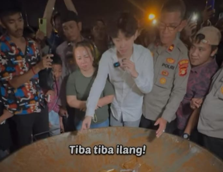 Viral Willie Salim berbagi rendang 200 Kg di Palembang namun hilang sebelum matang