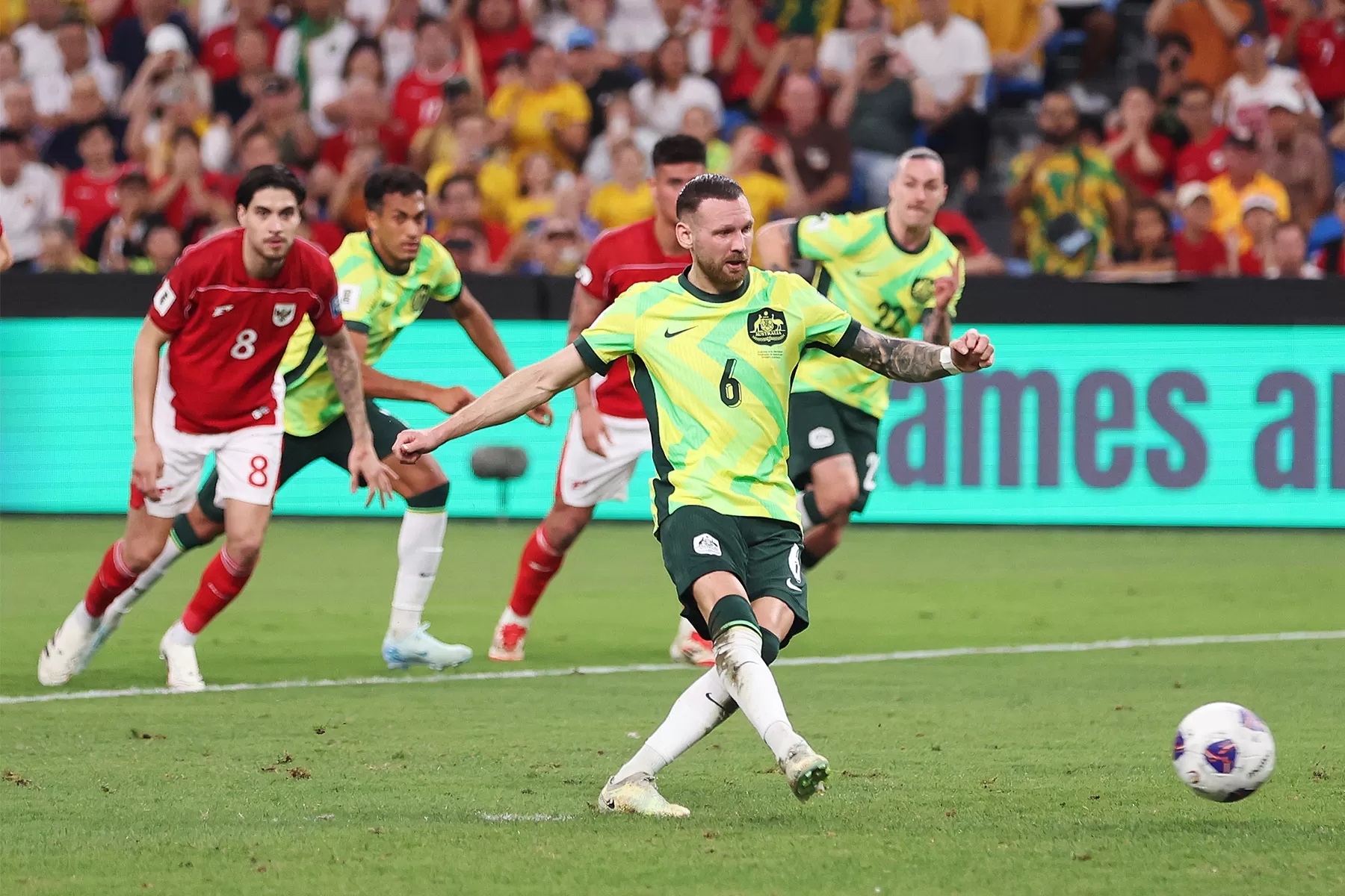 Laga Timnas Indonesia vs Australia. (Dok. Socceroos)